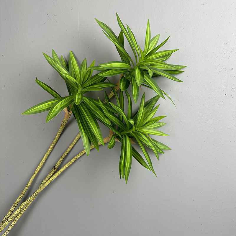 Simulated Green Plants 3 Heads - đánh giá và giá Dracaena Marginata